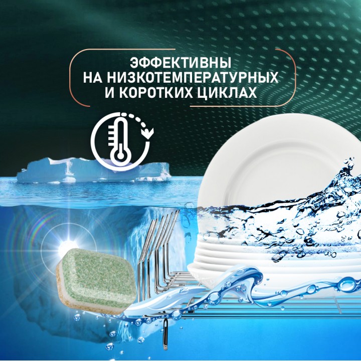 Фото Title Таблетки для посудомоечной машины Weissgauff All-in-One De Luxe - 7 Фото Alt Таблетки для посудомоечной машины Weissgauff All-in-One De Luxe - 7