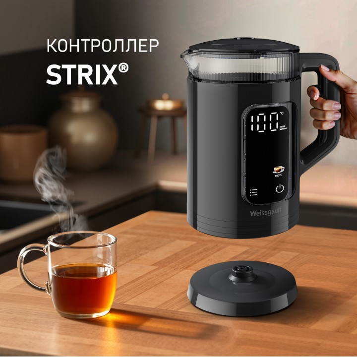 Фото Alt Чайник электрический Weissgauff  WK 1520 Db Touch BodyCool - 5