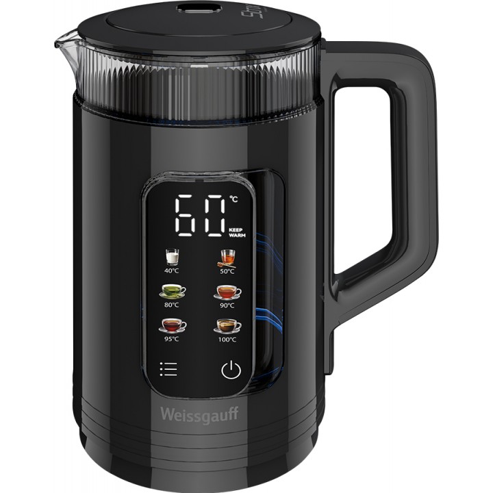 Фото Alt Чайник электрический Weissgauff  WK 1520 Db Touch BodyCool - 20