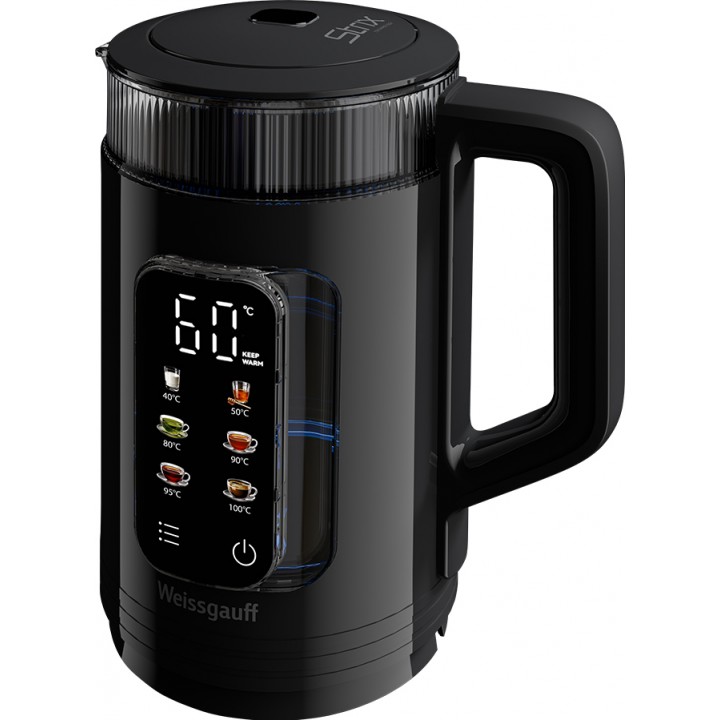 Фото Alt Чайник электрический Weissgauff  WK 1520 Db Touch BodyCool - 22