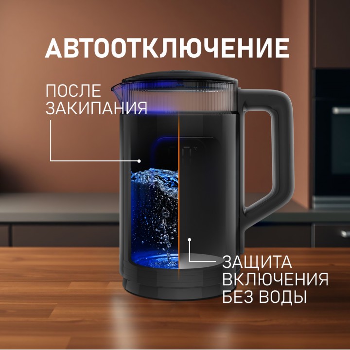 Фото Alt Чайник электрический Weissgauff  WK 1520 Dt Touch BodyCool - 17