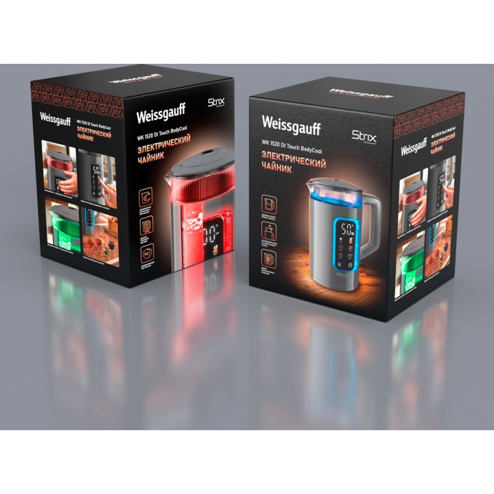 Фото Alt Чайник электрический Weissgauff  WK 1520 Dt Touch BodyCool - 26