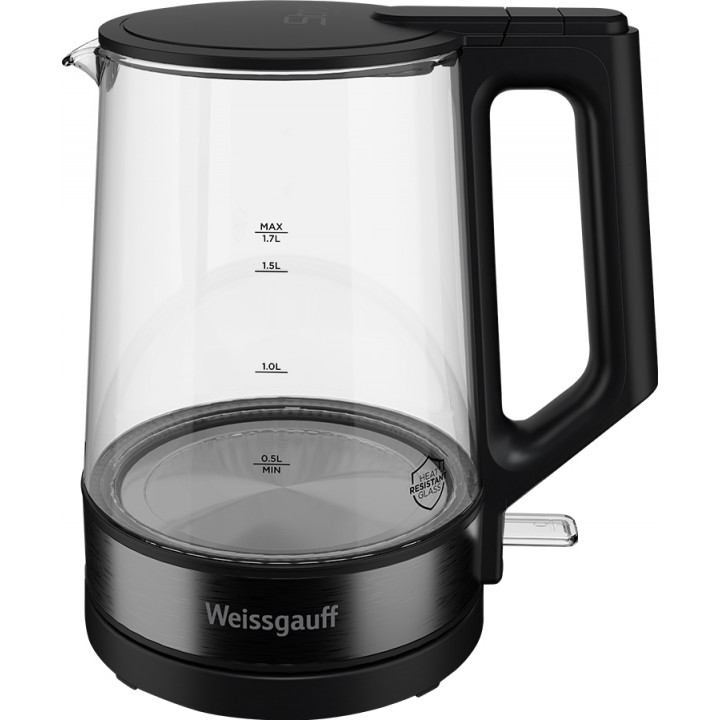 Фото Alt Чайник электрический Weissgauff  WK 1700 EcoGlass Nero - 12