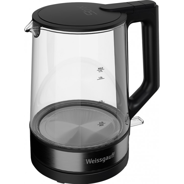 Фото Alt Чайник электрический Weissgauff  WK 1700 EcoGlass Nero - 13