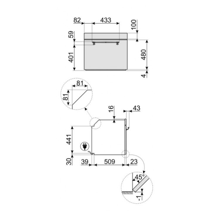 Фото Alt Духовой шкаф Smeg SFP750AOPZ - 3