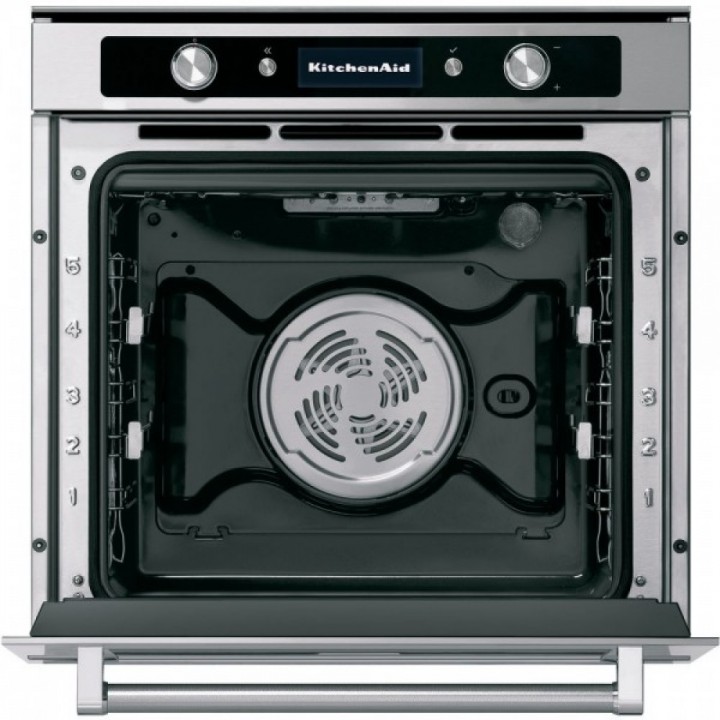Фото Title Духовой шкаф встраиваемый KitchenAid BlackSteel KOTSPB60600 - 1 Фото Alt Духовой шкаф встраиваемый KitchenAid BlackSteel KOTSPB60600 - 1