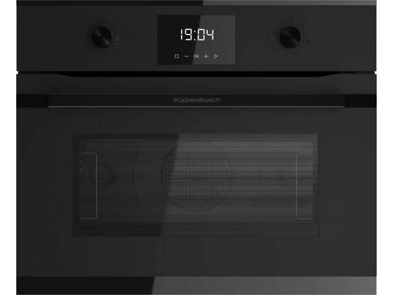 Фото Alt Компактный духовой шкаф с микроволнами Kuppersbusch CBM 6330.0 KSM6 MattBlack