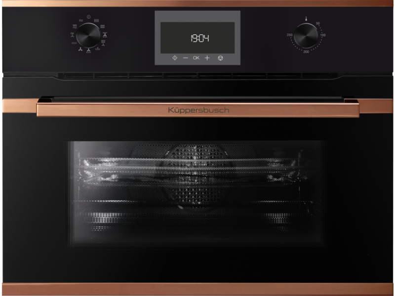 Фото Alt Компактный духовой шкаф с микроволнами Kuppersbusch CBM 6330.0 S7 Copper