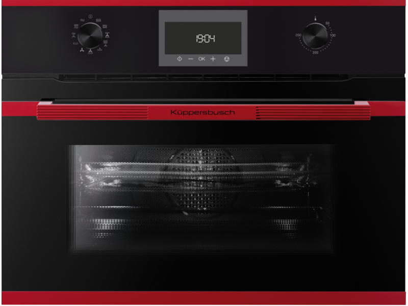 Фото Alt Компактный духовой шкаф с микроволнами Kuppersbusch CBM 6330.0 S8 Hot Chili