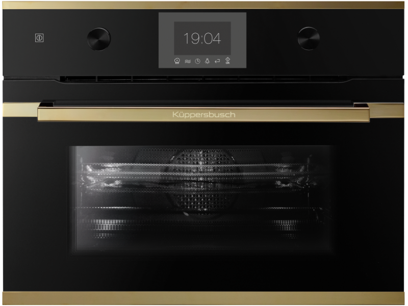 Фото Alt Компактный духовой шкаф с микроволнами Kuppersbusch CBM 6350.0 S4 Gold