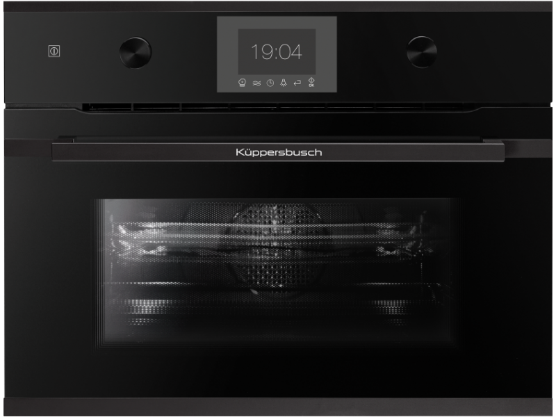 Фото Title Компактный духовой шкаф с микроволнами Kuppersbusch CBM 6350.0 S5 Black Velvet Фото Alt Компактный духовой шкаф с микроволнами Kuppersbusch CBM 6350.0 S5 Black Velvet