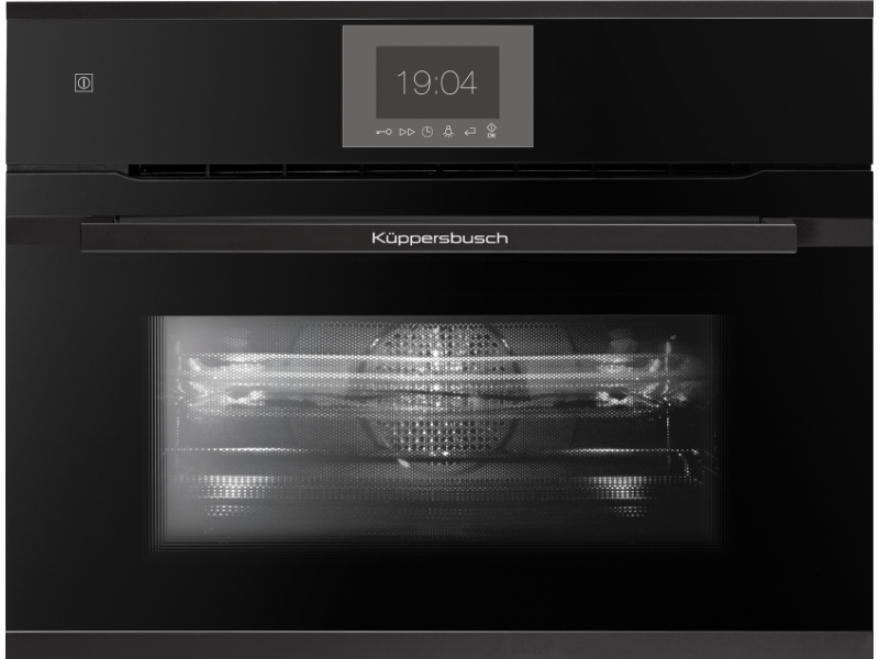 Фото Title Компактный духовой шкаф с микроволнами Kuppersbusch CBM 6550.0 S5 Black Velvet Фото Alt Компактный духовой шкаф с микроволнами Kuppersbusch CBM 6550.0 S5 Black Velvet