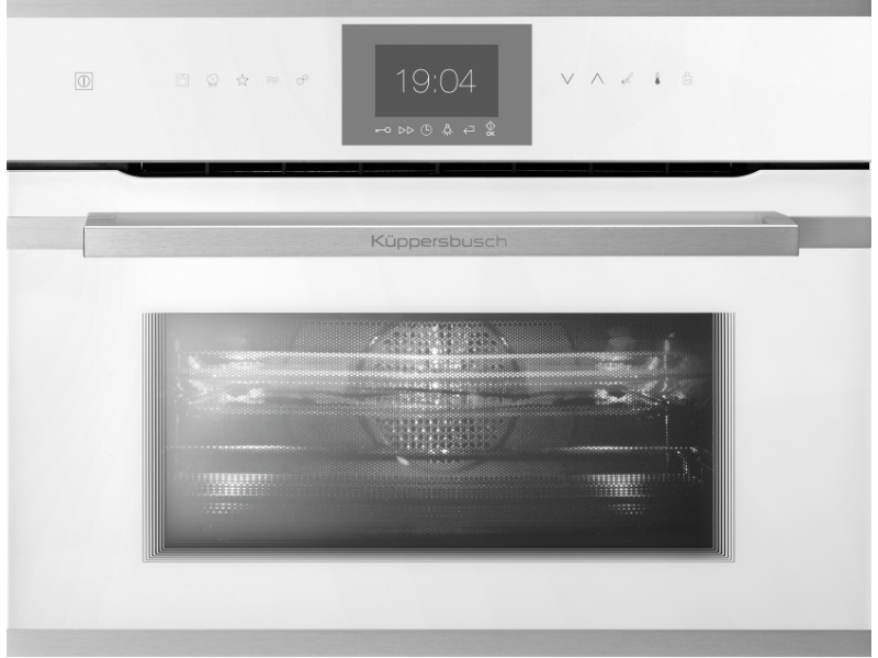 Фото Title Компактный духовой шкаф с микроволнами Kuppersbusch CBM 6550.0 W1 Stainless Steel Фото Alt Компактный духовой шкаф с микроволнами Kuppersbusch CBM 6550.0 W1 Stainless Steel