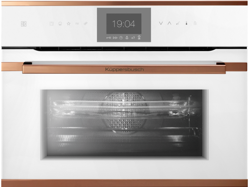 Фото Title Компактный духовой шкаф с микроволнами Kuppersbusch CBM 6550.0 W7 Copper Фото Alt Компактный духовой шкаф с микроволнами Kuppersbusch CBM 6550.0 W7 Copper
