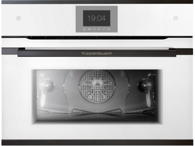 Фото Alt Компактный духовой шкаф с паром Kuppersbusch CBD 6550.0 W2 Black Chrome
