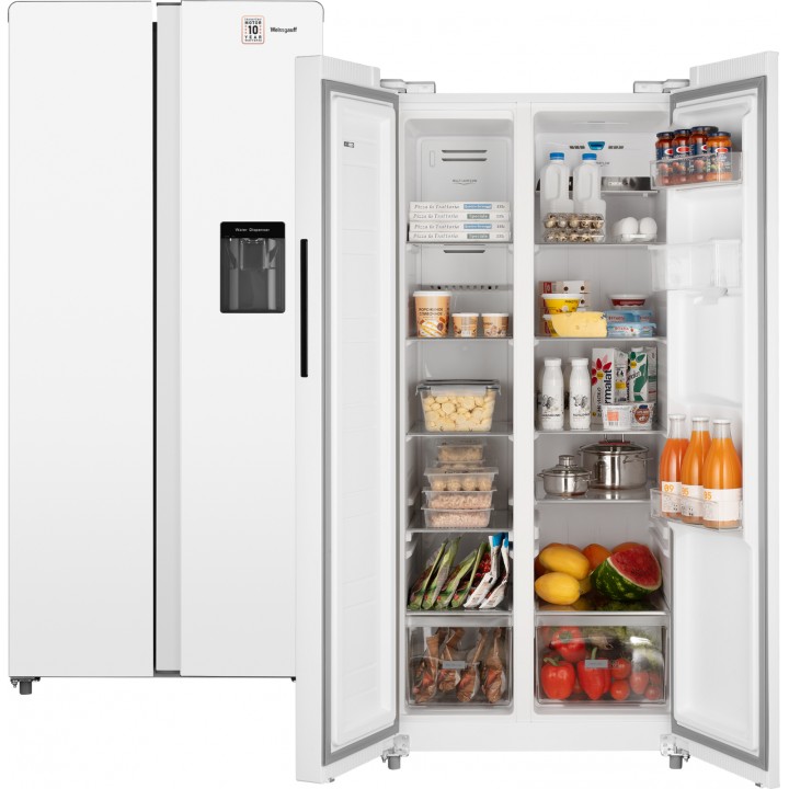 Фото Alt Отдельностоящий холодильник с инвертором и подачей воды Weissgauff  WSBS 600 W NoFrost Inverter Water Dispenser - 8