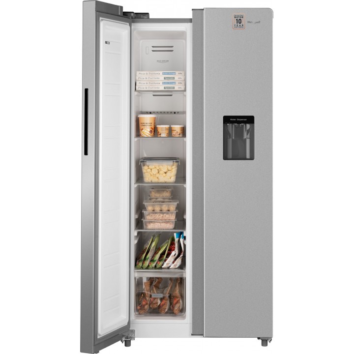 Фото Alt Отдельностоящий холодильник с инвертором и подачей воды Weissgauff  WSBS 600 X NoFrost Inverter Water Dispenser - 11