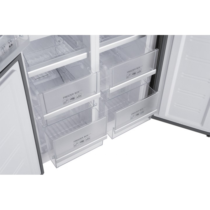 Фото Title Отдельностоящий холодильник с инвертором Weissgauff WCD 450 Inox Glass NoFrost Inverter - 22 Фото Alt Отдельностоящий холодильник с инвертором Weissgauff WCD 450 Inox Glass NoFrost Inverter - 22