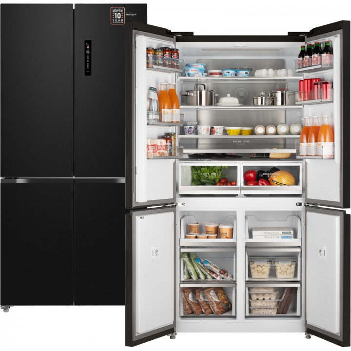 Фото Title Отдельностоящий холодильник с инвертором Weissgauff WCD 510 Built-in Inverter NoFrost Dark Inox - 13 Фото Alt Отдельностоящий холодильник с инвертором Weissgauff WCD 510 Built-in Inverter NoFrost Dark Inox - 13