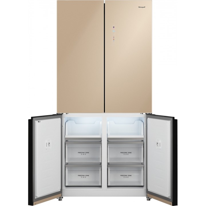 Фото Title Отдельностоящий холодильник с инвертором Weissgauff WCD 510 Built-in Inverter NoFrost Сhampagne Glass - 30 Фото Alt Отдельностоящий холодильник с инвертором Weissgauff WCD 510 Built-in Inverter NoFrost Сhampagne Glass - 30