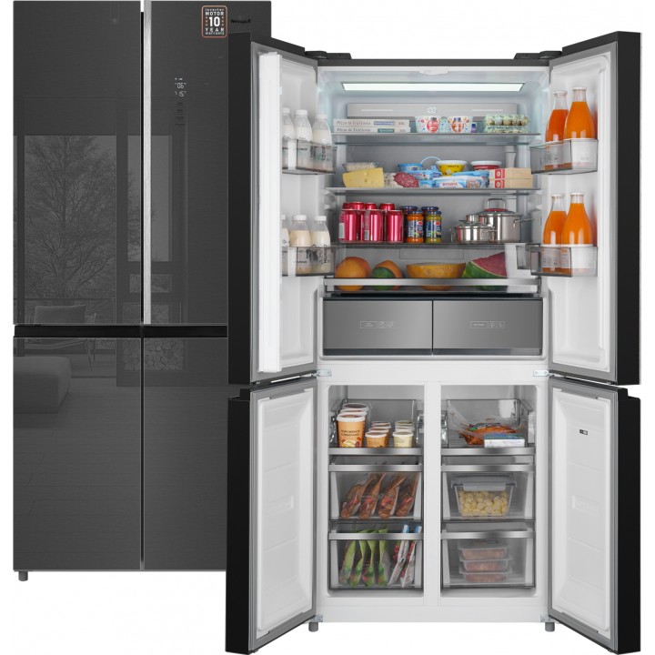 Фото Title Отдельностоящий холодильник с инвертором Weissgauff WCD 590 NoFrost Inverter Premium EcoFresh Inox Glass - 11 Фото Alt Отдельностоящий холодильник с инвертором Weissgauff WCD 590 NoFrost Inverter Premium EcoFresh Inox Glass - 11