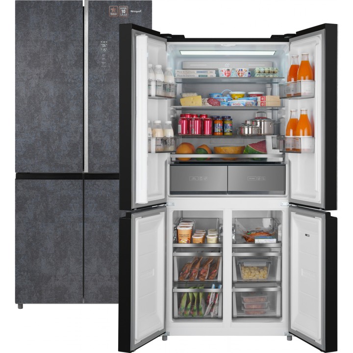 Фото Title Отдельностоящий холодильник с инвертором Weissgauff WCD 590 Nofrost Inverter Premium EcoFresh Rock Glass - 13 Фото Alt Отдельностоящий холодильник с инвертором Weissgauff WCD 590 Nofrost Inverter Premium EcoFresh Rock Glass - 13