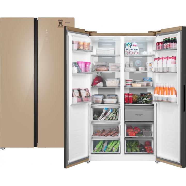 Фото Title Отдельностоящий холодильник с инвертором Weissgauff WSBS 1036 Inverter NoFrost Premium Сhampagne Glass - 14 Фото Alt Отдельностоящий холодильник с инвертором Weissgauff WSBS 1036 Inverter NoFrost Premium Сhampagne Glass - 14