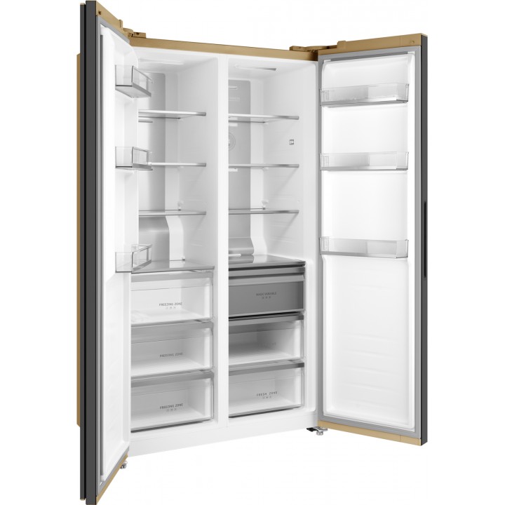 Фото Title Отдельностоящий холодильник с инвертором Weissgauff WSBS 1036 Inverter NoFrost Premium Сhampagne Glass - 19 Фото Alt Отдельностоящий холодильник с инвертором Weissgauff WSBS 1036 Inverter NoFrost Premium Сhampagne Glass - 19
