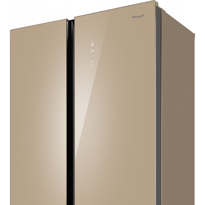 Фото Title Отдельностоящий холодильник с инвертором Weissgauff WSBS 1036 Inverter NoFrost Premium Сhampagne Glass - 21 Фото Alt Отдельностоящий холодильник с инвертором Weissgauff WSBS 1036 Inverter NoFrost Premium Сhampagne Glass - 21