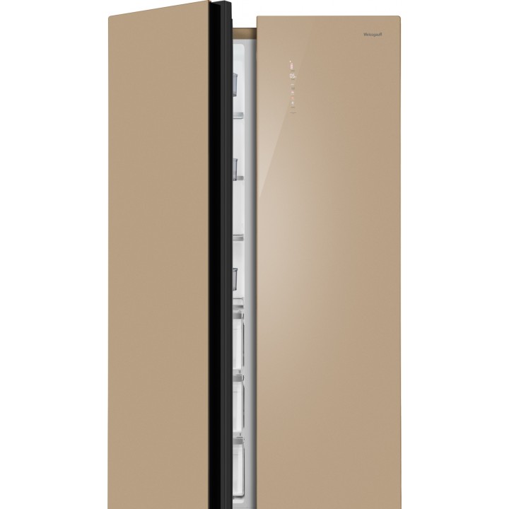 Фото Title Отдельностоящий холодильник с инвертором Weissgauff WSBS 1036 Inverter NoFrost Premium Сhampagne Glass - 28 Фото Alt Отдельностоящий холодильник с инвертором Weissgauff WSBS 1036 Inverter NoFrost Premium Сhampagne Glass - 28