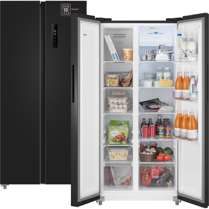 Фото Title Отдельностоящий холодильник с инвертором Weissgauff WSBS 500 Inverter NoFrost Black - 9 Фото Alt Отдельностоящий холодильник с инвертором Weissgauff WSBS 500 Inverter NoFrost Black - 9
