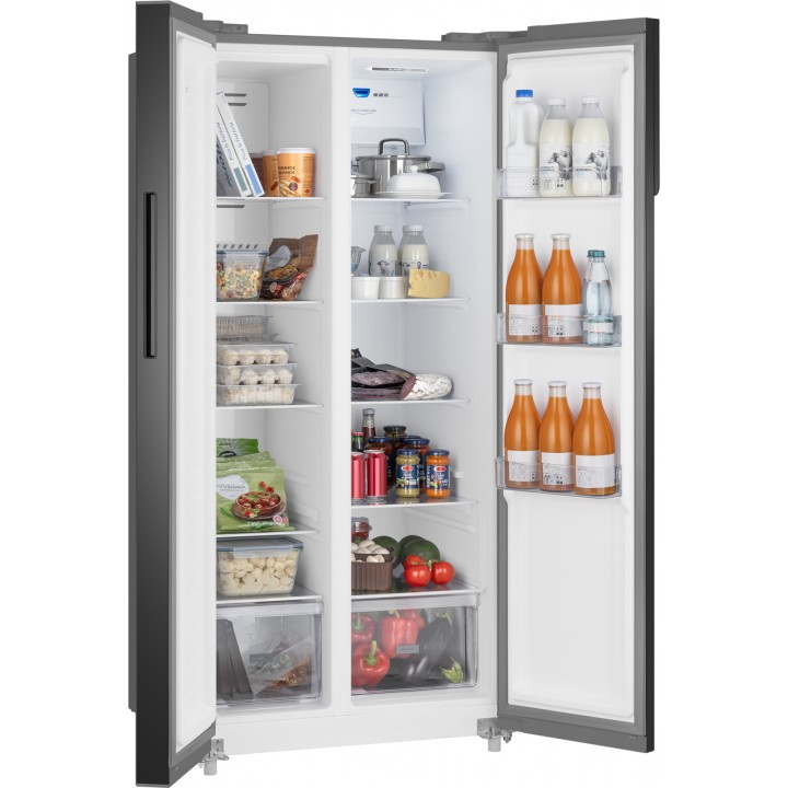 Фото Title Отдельностоящий холодильник с инвертором Weissgauff WSBS 500 Inverter NoFrost Bru Steel Glass - 16 Фото Alt Отдельностоящий холодильник с инвертором Weissgauff WSBS 500 Inverter NoFrost Bru Steel Glass - 16