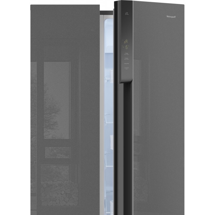 Фото Title Отдельностоящий холодильник с инвертором Weissgauff WSBS 500 Inverter NoFrost Bru Steel Glass - 20 Фото Alt Отдельностоящий холодильник с инвертором Weissgauff WSBS 500 Inverter NoFrost Bru Steel Glass - 20