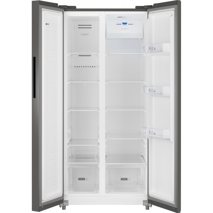Фото Alt Отдельностоящий холодильник с инвертором Weissgauff  WSBS 500 Inverter NoFrost Dark Grey - 11