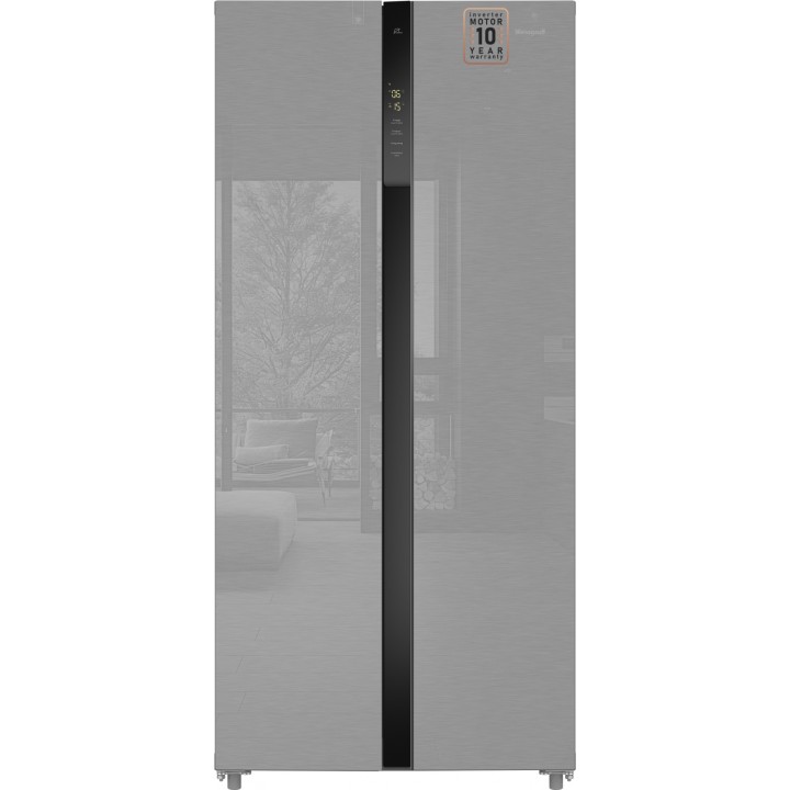 Фото Title Отдельностоящий холодильник с инвертором Weissgauff WSBS 500 Inverter NoFrost Inox Glass - 11 Фото Alt Отдельностоящий холодильник с инвертором Weissgauff WSBS 500 Inverter NoFrost Inox Glass - 11