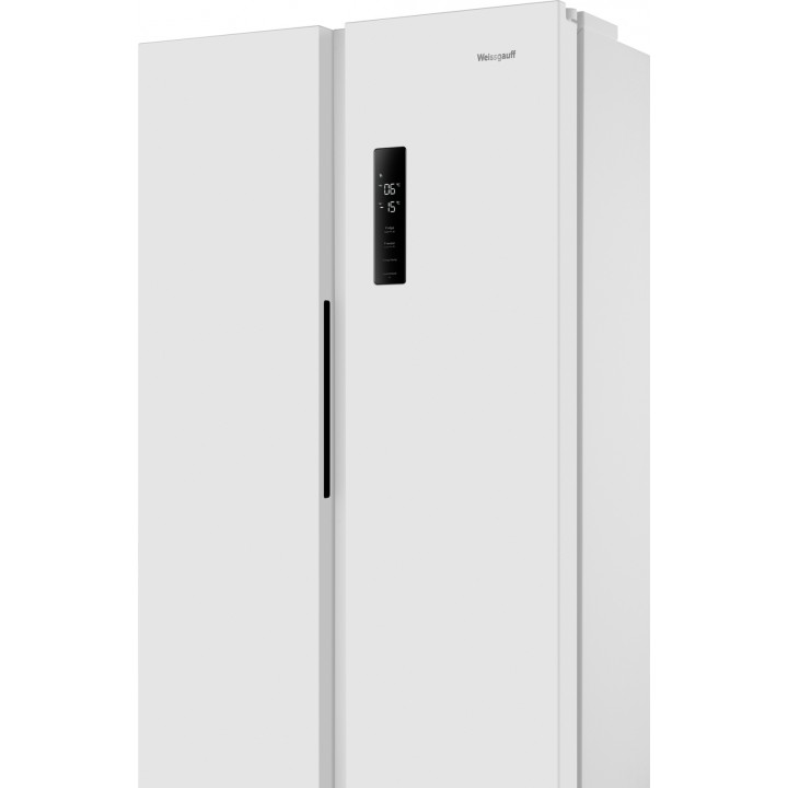 Фото Title Отдельностоящий холодильник с инвертором Weissgauff WSBS 500 Inverter NoFrost White - 16 Фото Alt Отдельностоящий холодильник с инвертором Weissgauff WSBS 500 Inverter NoFrost White - 16