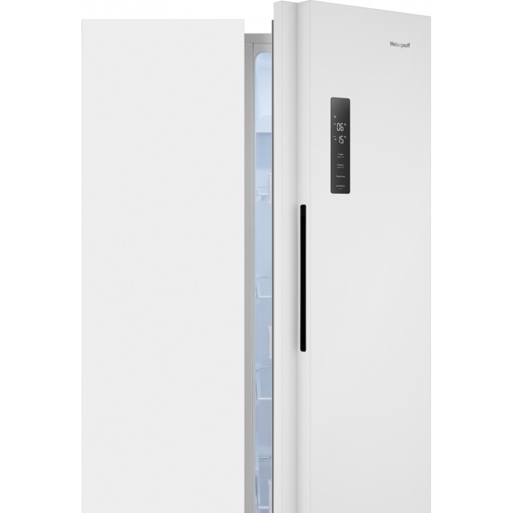 Фото Title Отдельностоящий холодильник с инвертором Weissgauff WSBS 500 Inverter NoFrost White - 19 Фото Alt Отдельностоящий холодильник с инвертором Weissgauff WSBS 500 Inverter NoFrost White - 19