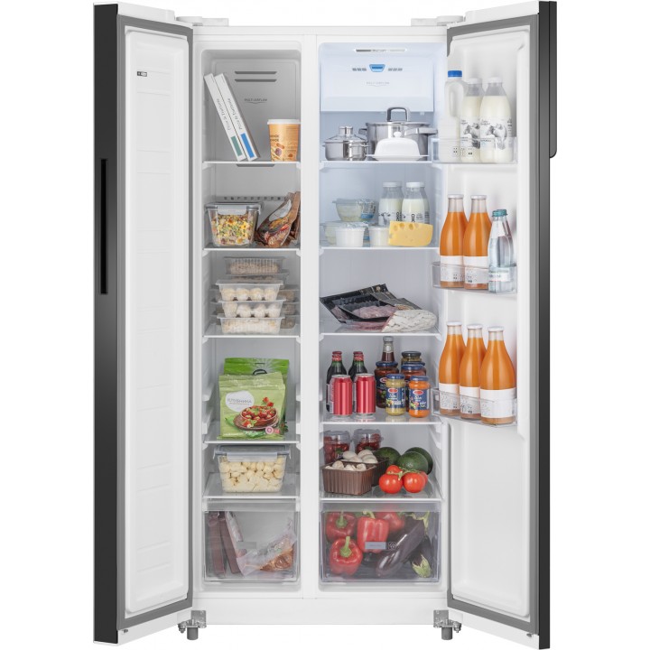 Фото Title Отдельностоящий холодильник с инвертором Weissgauff WSBS 500 Inverter NoFrost White Rock Glass - 13 Фото Alt Отдельностоящий холодильник с инвертором Weissgauff WSBS 500 Inverter NoFrost White Rock Glass - 13