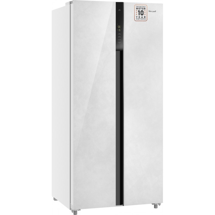 Фото Title Отдельностоящий холодильник с инвертором Weissgauff WSBS 500 Inverter NoFrost White Rock Glass - 14 Фото Alt Отдельностоящий холодильник с инвертором Weissgauff WSBS 500 Inverter NoFrost White Rock Glass - 14