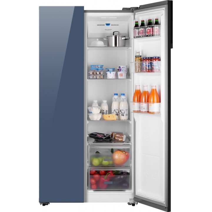 Фото Title Отдельностоящий холодильник с инвертором Weissgauff WSBS 600 NoFrost Inverter Blue Glass - 14 Фото Alt Отдельностоящий холодильник с инвертором Weissgauff WSBS 600 NoFrost Inverter Blue Glass - 14