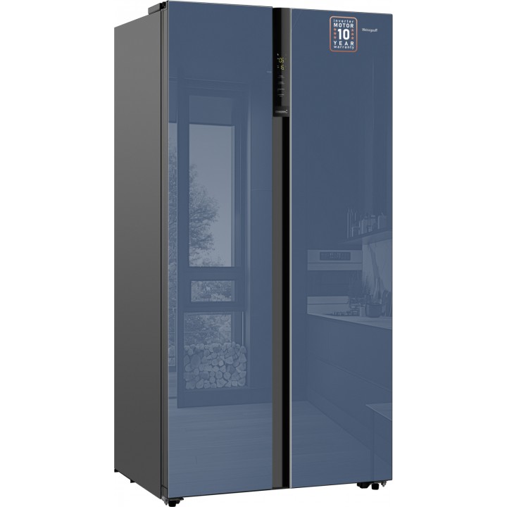 Фото Title Отдельностоящий холодильник с инвертором Weissgauff WSBS 600 NoFrost Inverter Blue Glass - 16 Фото Alt Отдельностоящий холодильник с инвертором Weissgauff WSBS 600 NoFrost Inverter Blue Glass - 16