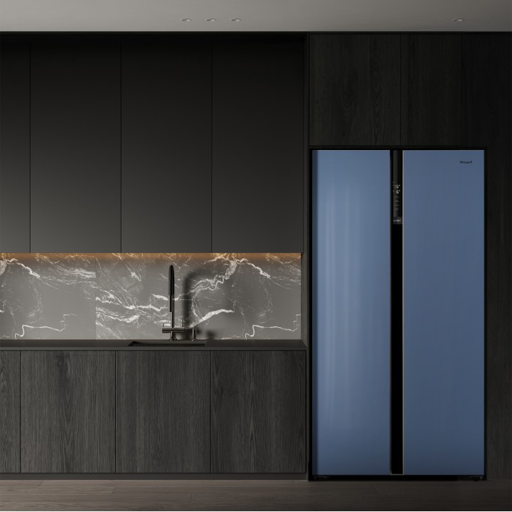 Фото Title Отдельностоящий холодильник с инвертором Weissgauff WSBS 600 NoFrost Inverter Blue Glass - 21 Фото Alt Отдельностоящий холодильник с инвертором Weissgauff WSBS 600 NoFrost Inverter Blue Glass - 21