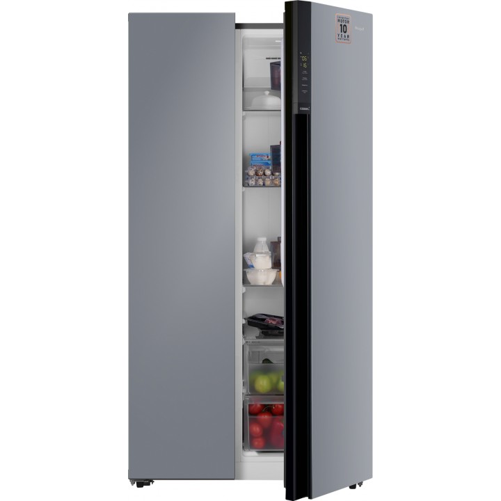Фото Title Отдельностоящий холодильник с инвертором Weissgauff WSBS 600 NoFrost Inverter Dark Grey Glass - 14 Фото Alt Отдельностоящий холодильник с инвертором Weissgauff WSBS 600 NoFrost Inverter Dark Grey Glass - 14