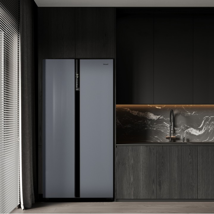 Фото Title Отдельностоящий холодильник с инвертором Weissgauff WSBS 600 NoFrost Inverter Dark Grey Glass - 21 Фото Alt Отдельностоящий холодильник с инвертором Weissgauff WSBS 600 NoFrost Inverter Dark Grey Glass - 21