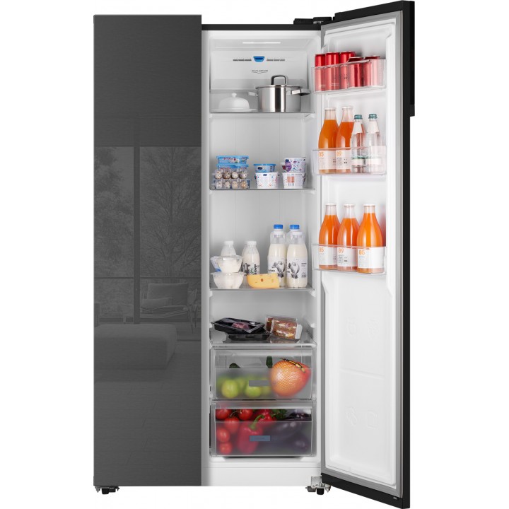 Фото Title Отдельностоящий холодильник с инвертором Weissgauff WSBS 600 NoFrost Inverter Inox Glass - 14 Фото Alt Отдельностоящий холодильник с инвертором Weissgauff WSBS 600 NoFrost Inverter Inox Glass - 14