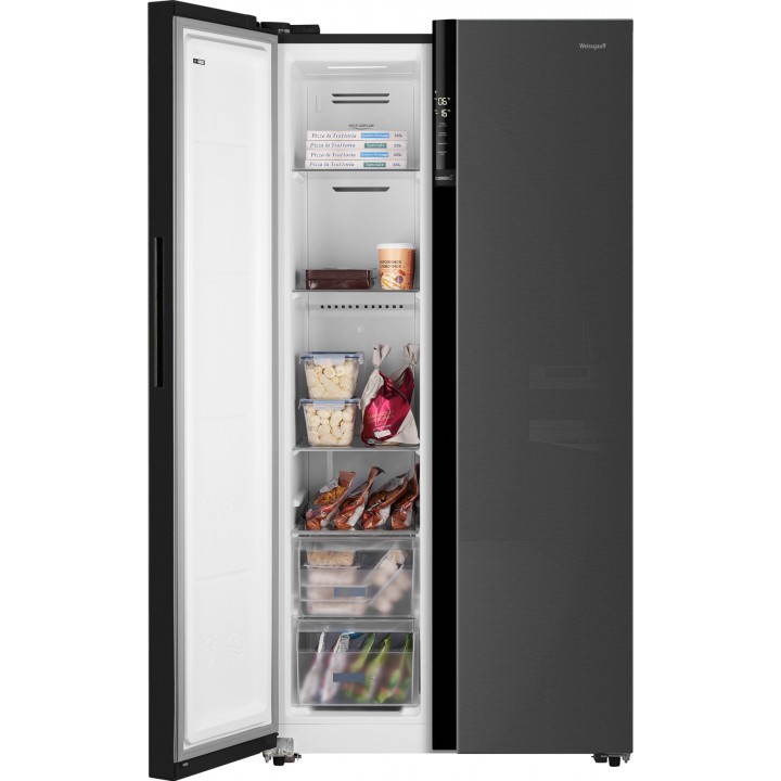 Фото Title Отдельностоящий холодильник с инвертором Weissgauff WSBS 600 NoFrost Inverter Inox Glass - 15 Фото Alt Отдельностоящий холодильник с инвертором Weissgauff WSBS 600 NoFrost Inverter Inox Glass - 15