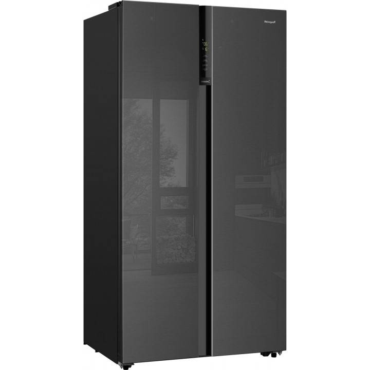 Фото Title Отдельностоящий холодильник с инвертором Weissgauff WSBS 600 NoFrost Inverter Inox Glass - 16 Фото Alt Отдельностоящий холодильник с инвертором Weissgauff WSBS 600 NoFrost Inverter Inox Glass - 16