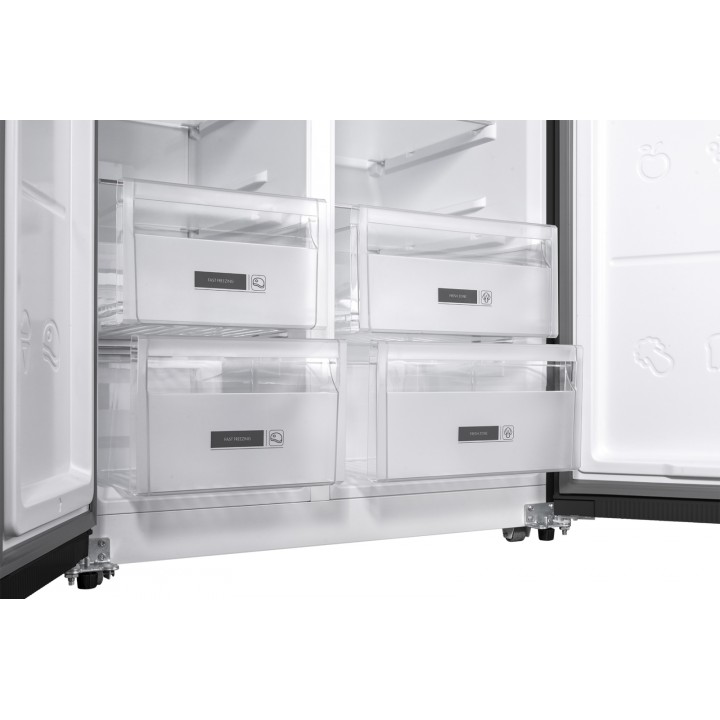 Фото Title Отдельностоящий холодильник с инвертором Weissgauff WSBS 600 NoFrost Inverter Rock Glass - 18 Фото Alt Отдельностоящий холодильник с инвертором Weissgauff WSBS 600 NoFrost Inverter Rock Glass - 18