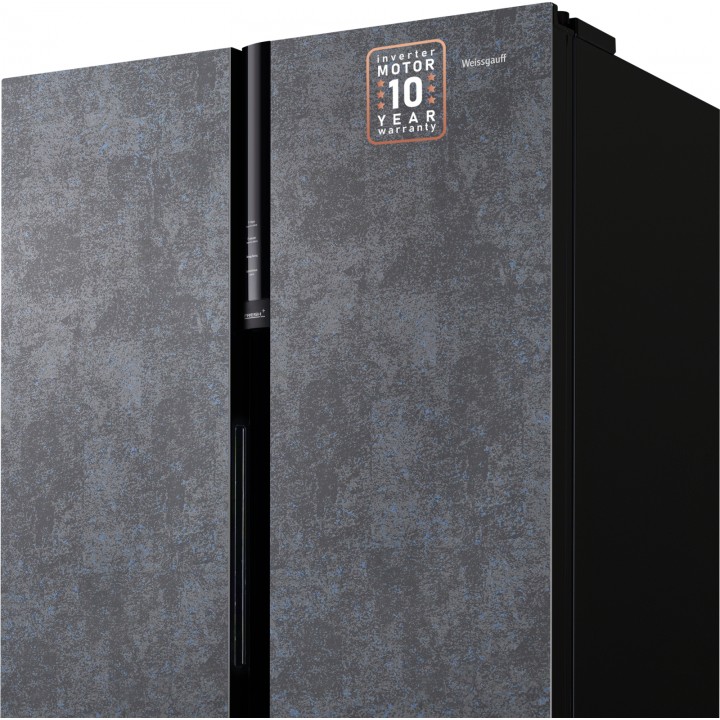 Фото Title Отдельностоящий холодильник с инвертором Weissgauff WSBS 600 NoFrost Inverter Rock Glass - 19 Фото Alt Отдельностоящий холодильник с инвертором Weissgauff WSBS 600 NoFrost Inverter Rock Glass - 19