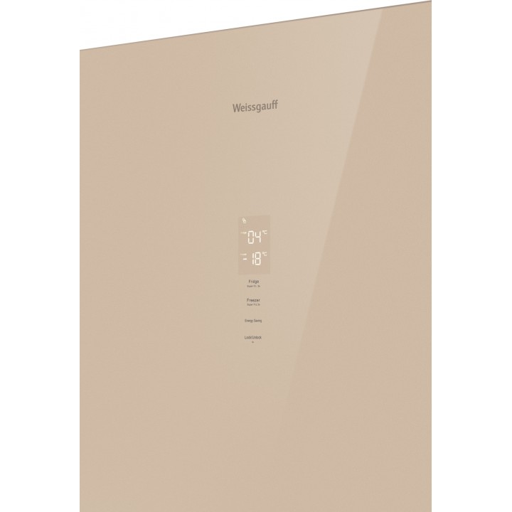 Фото Title Отдельностоящий холодильник Weissgauff WRK 195 D Full NoFrost Beige Glass - 26 Фото Alt Отдельностоящий холодильник Weissgauff WRK 195 D Full NoFrost Beige Glass - 26